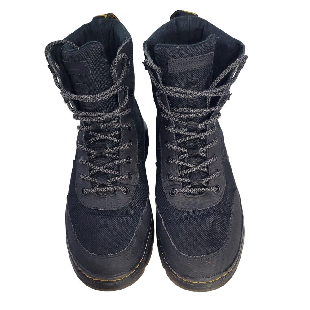 Dr Martens Comb Tech Extra Tough Poly Casual  Black Boots Size 9M  9626-2982